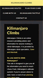 Mobile Screenshot of kilimanjaroclimbs.com